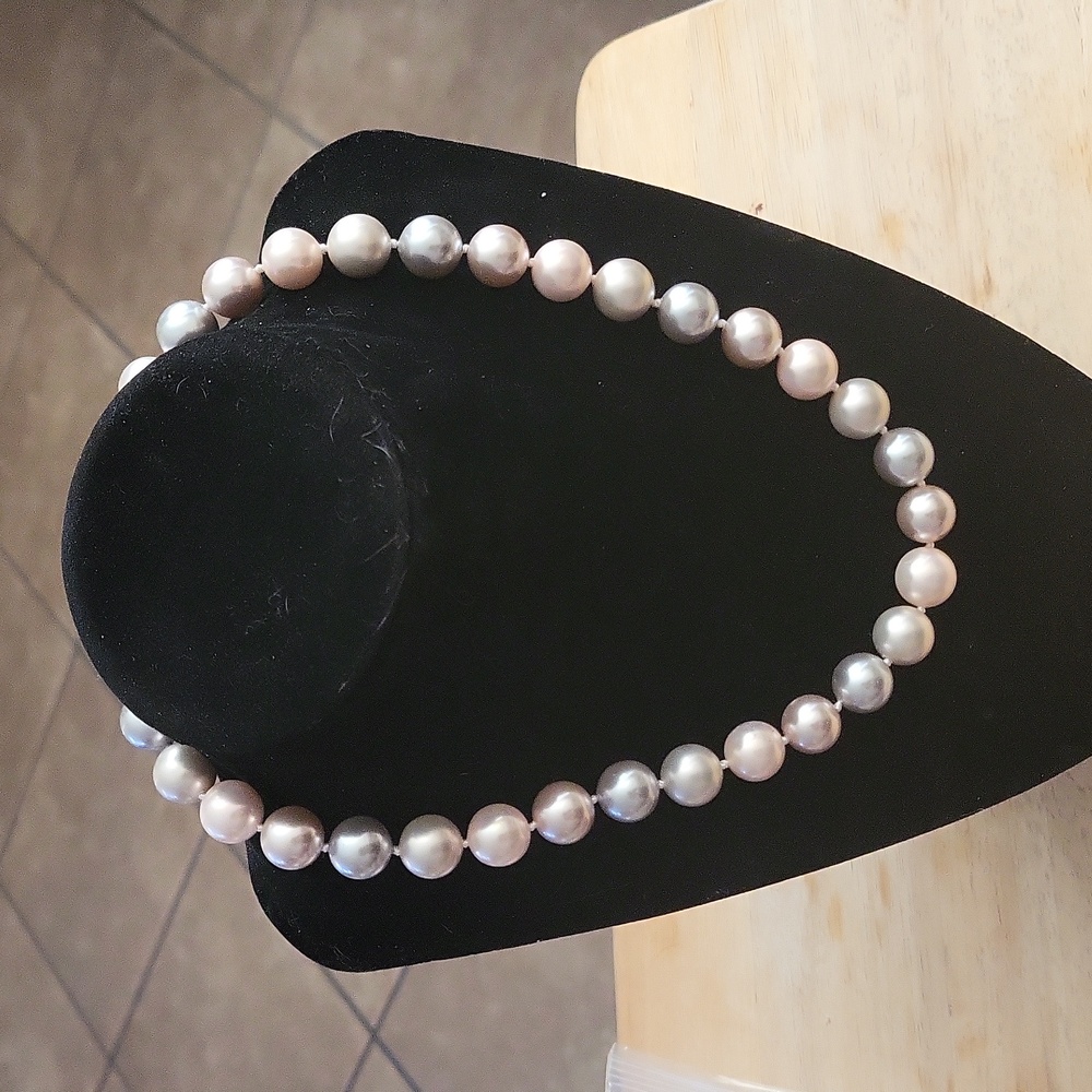 18" Masami Multi-Color Mother of Pearl Shell Necklace with 14K Gold Clasp